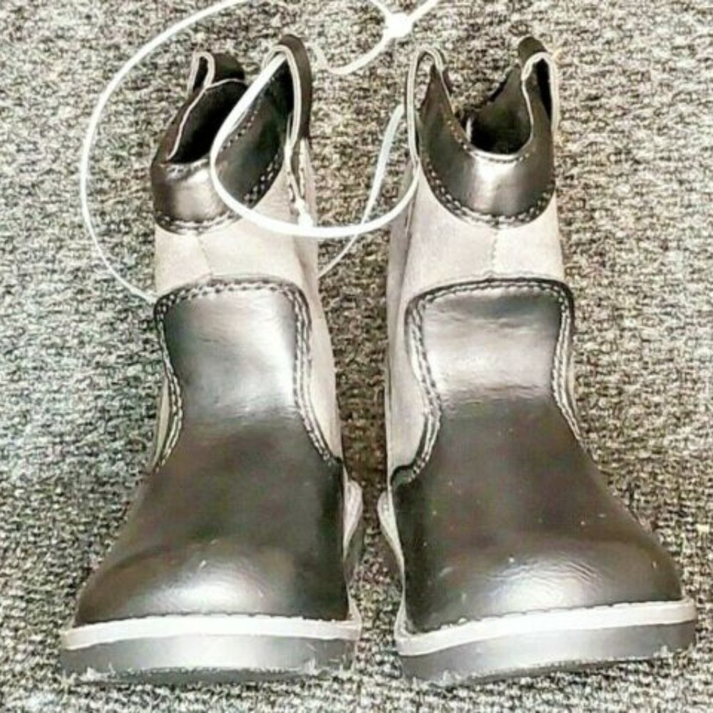 Cat & Jack Children's Boots Kids' Size 6 Black/Gray NEW